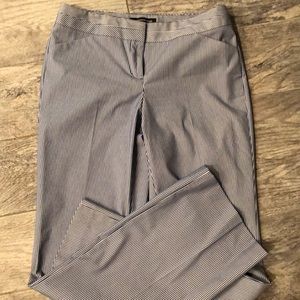 Royal blue and white slacks